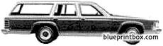 mercury marquis colony park station wagon 1979