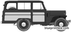 mitsubishi jeep j3 station wagon