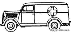 opel 1 ton ambulance 1941