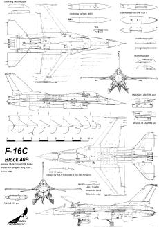 general dynamics f 16c falcon block 40