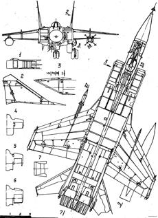 mikoyan gurevich mig 31 - BlueprintBox.com - Free Plans and Blueprints ...