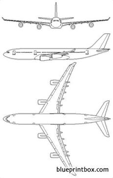 airbus a340 200 - BlueprintBox.com - Free Plans and Blueprints of Cars ...