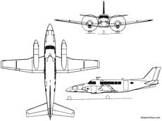 beech model 99 airliner 1966 usa