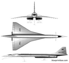 tupolew tu 144 supersonic airliner