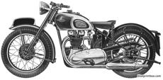 triumph 500 speedtwin 1948