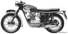 triumph tiger100 1966