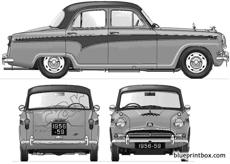 austin a95 westminster deluxe 1958