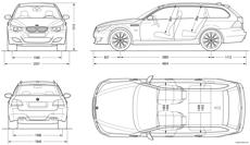 bmw m5 touring 2007 e61