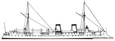 mnf catinat 1898 cruiser