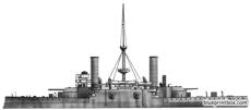 rn ammiraglio di saint bon 1901 battleship