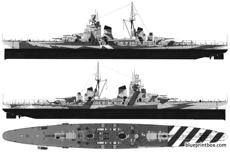 rn gorizia 1943 cruiser