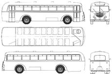 bussing 6000t faltturen trambus 1954