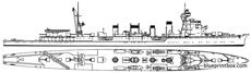 ijn jintsu 1941 cruiser