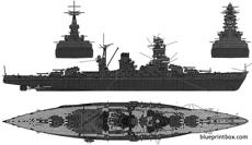 ijn mutsu battleship 1