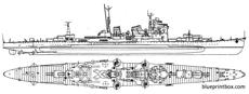 ijn nachi 1924 heavy cruiser