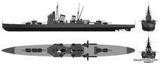 ijn nachi 1940 heavy cruiser