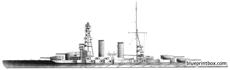 ijn nagato 1917 battleship