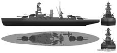 ijn nagato 1935 battleship
