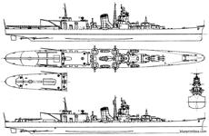 ijn oyodo 1943 45 cruiser