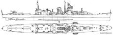 ijn oyodo 1944 cruiser