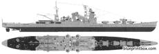 ijn tone 1944 heavy cruiser