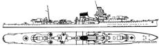 ijn yubari 1943 cruiser