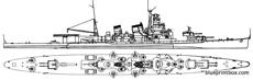ijn aoba 1924 heavy cruiser