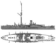 ijn itsukushima 1890 protected cruiser