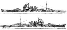 ijn takao 1945 heavy cruiser 2