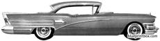 buick century 66r riviera 2 door hardtop 1958