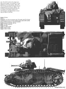 char de manoeuvre b1 bis heavy tank