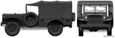 dodge wc51 075 ton 4x4 weapons carrier 1943