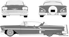 chevrolet impala sport coupe 1958 2