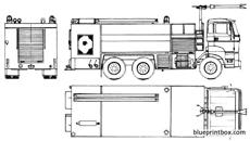 daf 6x4 fire truck 1980