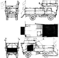 mercedes benz unimog u404 fire truck 1955