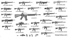 m 16 assault rifle family