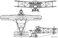 royal aircraft factory fe2a  fe2b 1915 england