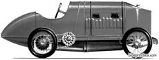 fiat 300 hp 1913 land speed rekord car