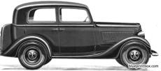 fiat 508 ballila 4 door berlina 1934