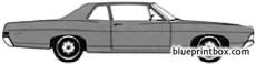 ford custom 2 door sedan 1968