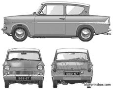 ford e anglia super 123e 1965
