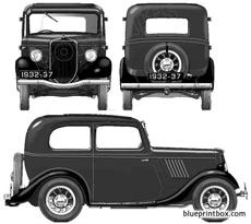 ford e model y 8hp tudor 1935