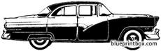 ford fairlane fordor sedan 1956