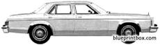 ford granada ghia 4 door sedan 1980