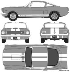 ford shelby mustang gt350h 1966