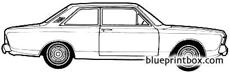 ford taunus 20m p7b 2 door 1969