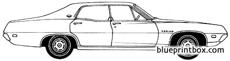 ford torino brougham 4 door hardtop 1970