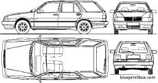 lancia thema 20 station wagon 1988